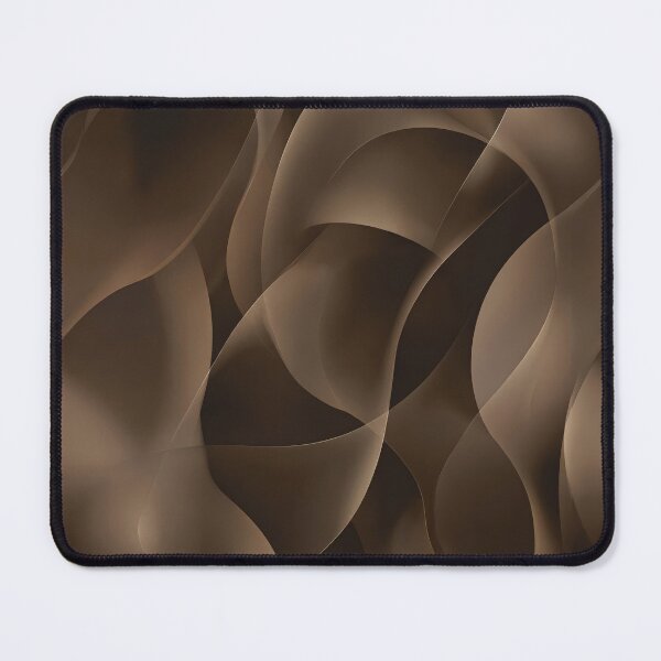 Item preview, Mocha Fluid Abstract Pattern designed and sold by MegaNovaArt.