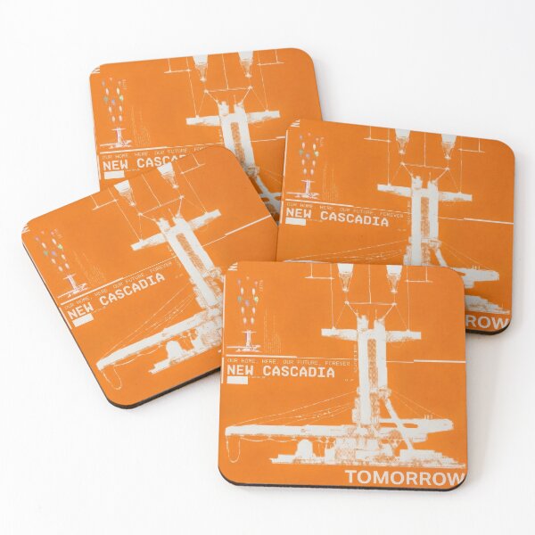 Item preview, New Cascadia's Tomorrow Poster - MARATHON designed and sold by Fig Newto.