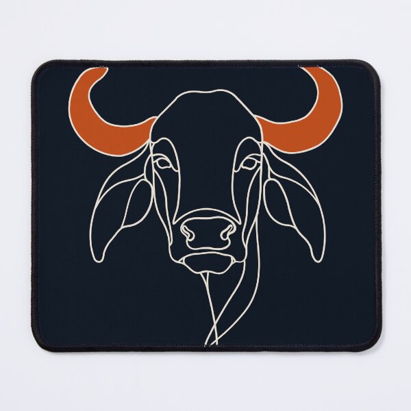 Item preview, Minimal Cow line art T-shirt | Warm white Outline | Indigenous Breed Design designed and sold by HumpandHorns.