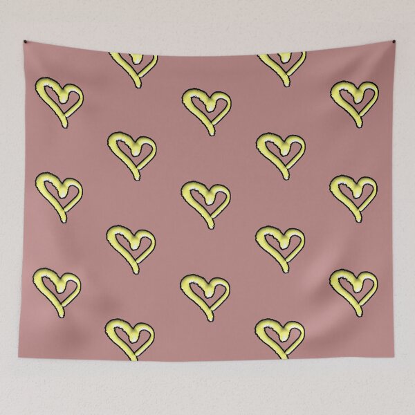 Item preview, Yellow Heart Doodle Love Friendship Aesthetic designed and sold by AstronautMerch.