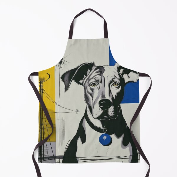 Item preview, Dog in Colorful Cubist Style Painting designed and sold by RAISC.