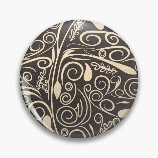 Item preview, Dark Background with Elegant Autumn Fall Leaves Swirls & Flourishes designed and sold by amegaitdesign.