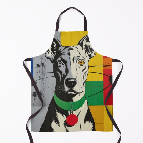 Item preview, Dog in Colorful Cubist Style Painting designed and sold by RAISC.