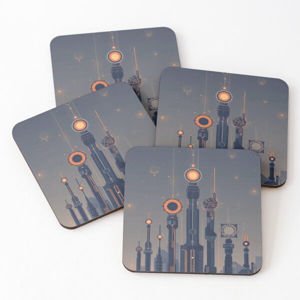 Item preview, The Towers at Dusk designed and sold by AbstractAnom.