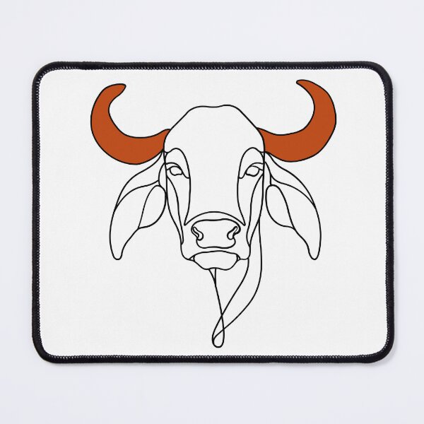 Item preview, Minimal Cow line art T-shirt | Black Outline | Indigenous Breed Design designed and sold by HumpandHorns.