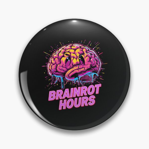 Item preview, Melting Brainrot Glitch Emoji designed and sold by Zakrytos ★★★★★.
