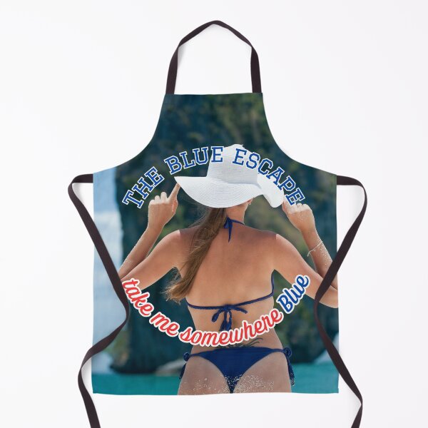 Item preview, The Blue Escape Take Me Somewhere Blue Bikini designed and sold by LittleBigGifts.