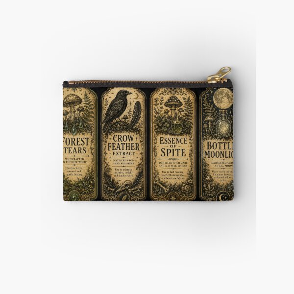 Item preview, Goblincore Apothecary Potion Labels – Vintage Victorian Dark Botanical Art | Witchy Goblincore Gift designed and sold by irfanshikh.