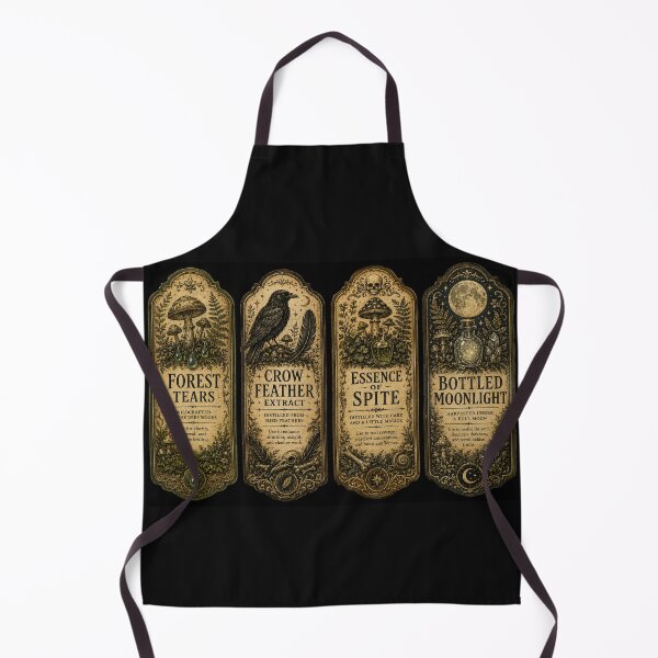 Item preview, Goblincore Apothecary Potion Labels – Vintage Victorian Dark Botanical Art | Witchy Goblincore Gift designed and sold by irfanshikh.