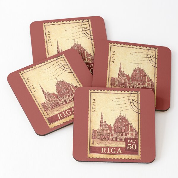 Item preview, Riga Latvia Old Town House of the Blackheads Travel Souvenir Europe Postcard designed and sold by Annika Shurafa.