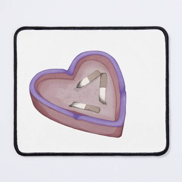 Item preview, Ashtray Heart — Dark Cute Illustration designed and sold by Reverber.arting.