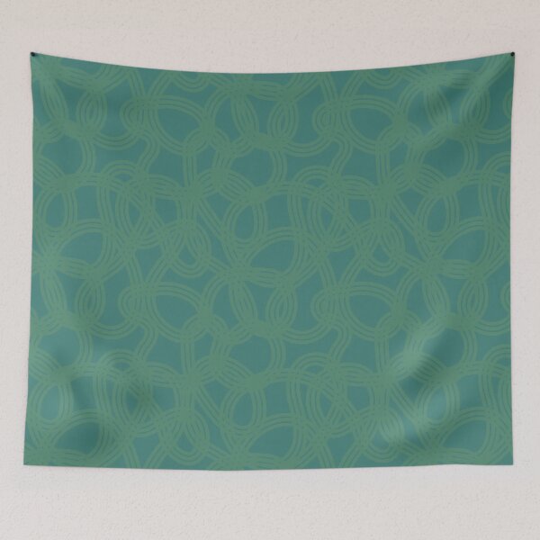 Item preview, Knit together - Green Blue designed and sold by MelnDesign.