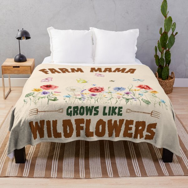 Item preview, Farm Mama Grows Like Wildflowers - Rural Homestead Mom Gift designed and sold by cabana.space.