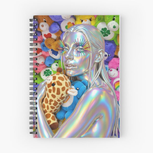 Item preview, Hunter Schafer: Chrome Goddess & Plushie Dream Art designed and sold by y2kponyclub.