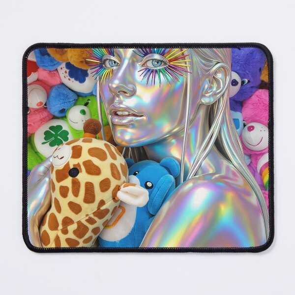 Item preview, Hunter Schafer: Chrome Goddess & Plushie Dream Art designed and sold by y2kponyclub.