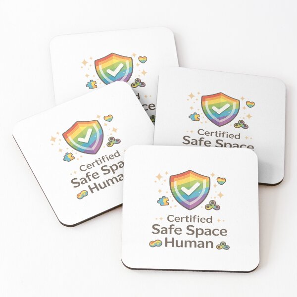Item preview, Inclusive LGBTQ Therapist Design Certified Safe Space Human ADHD Autism Friendly Counselor Gift designed and sold by Im-Ara.