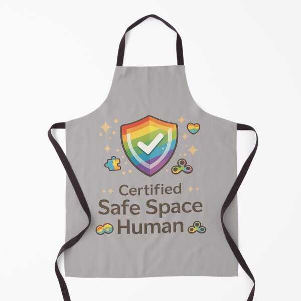 Item preview, Inclusive LGBTQ Therapist Design Certified Safe Space Human ADHD Autism Friendly Counselor Gift designed and sold by Im-Ara.