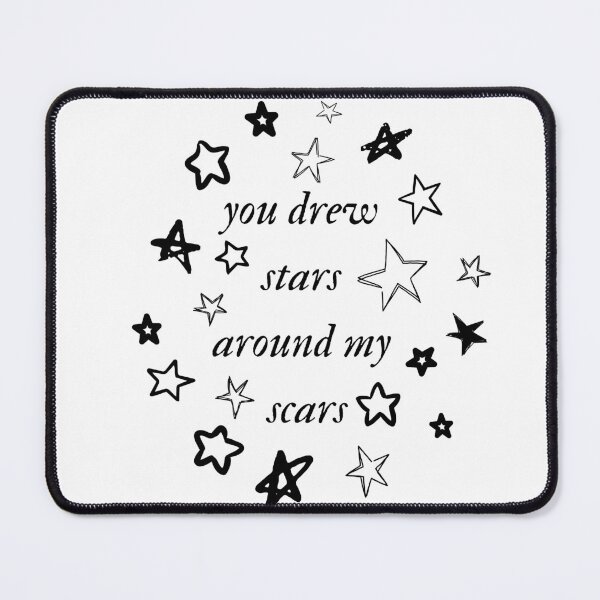 Item preview, You Drew Stars Around My Scars Cardigan Taylor Swift Lyrics designed and sold by secondcityshore.