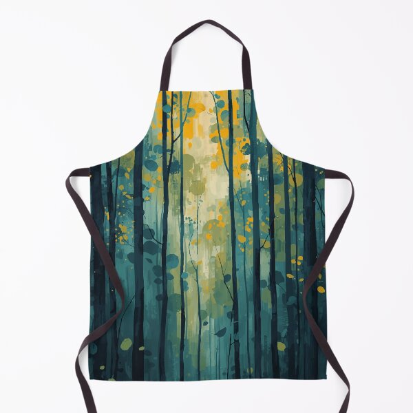 Artikelvorschau, Goldene Blätter im Teal Wood entworfen und verkauft von AbstractAnom.