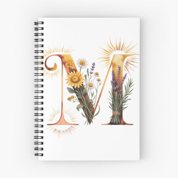 Item preview, Summer Solstice Letter M Monogram designed and sold by Heather Renees Designs.