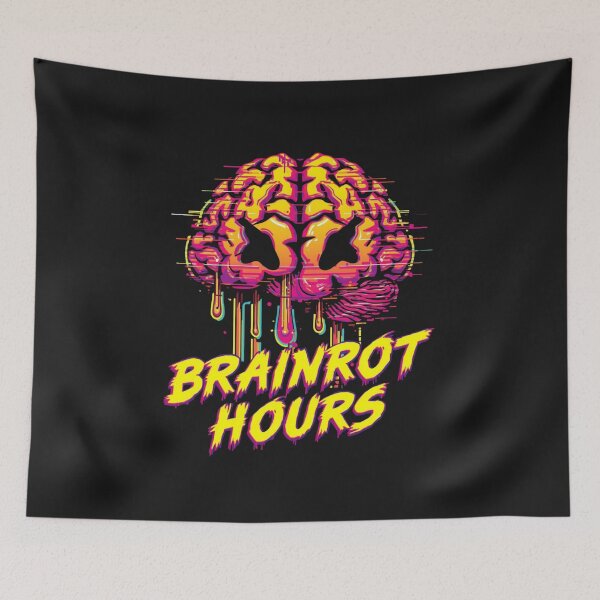 Item preview, Brainrot Hours Glitch designed and sold by Zakrytos ★★★★★.