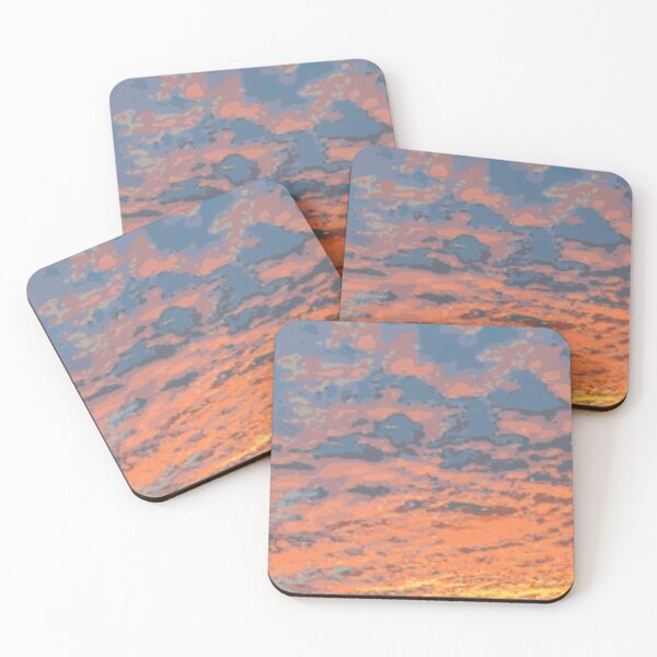 Item preview, Artsy Orange Cloudy Sunset  designed and sold by vonmade.