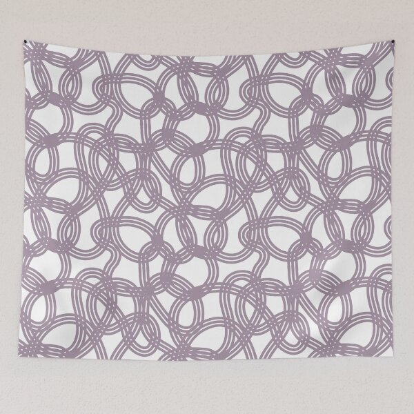 Item preview, Knit together - Lavender and White designed and sold by MelnDesign.