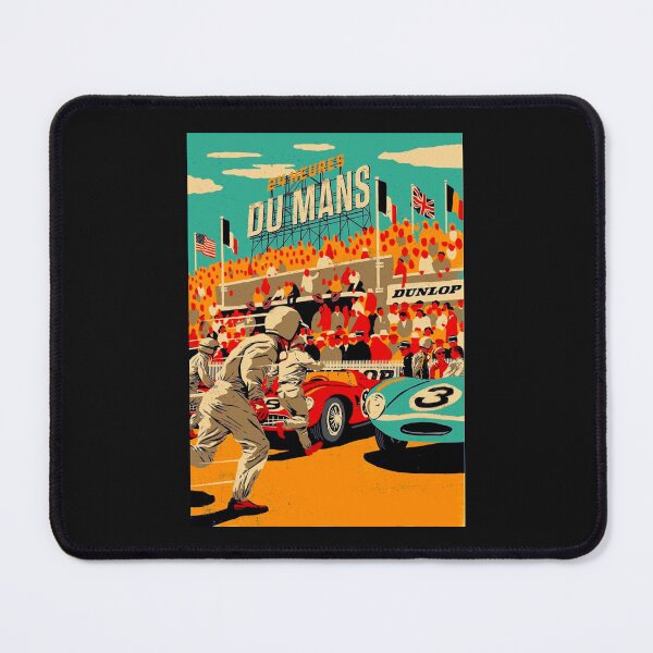 Item preview, Blast from the past art Gran Premio France Du Mans 1950 designed and sold by Helios Be. Lavsh.