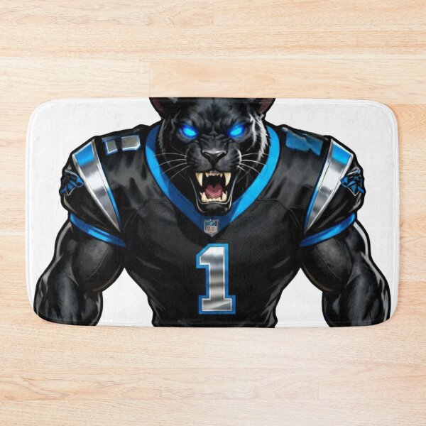 Item preview, Aggressive Blue Panther Football Mascot designed and sold by Pandora´s Box.