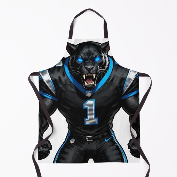 Item preview, Aggressive Blue Panther Football Mascot designed and sold by Pandora´s Box.