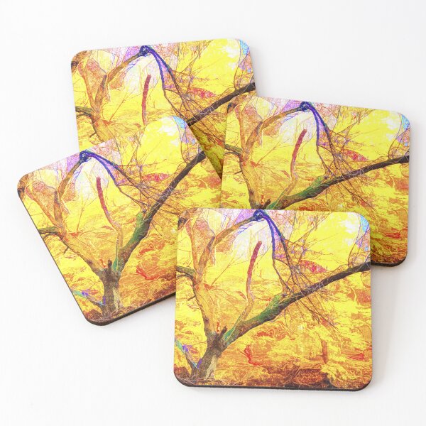 Item preview, Autumn Woods Abstraction, Digital Illustration designed and sold by AMacGPhilly.