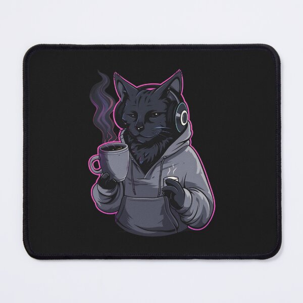 Item preview, Chill Cat Vibes Lo-Fi Teen Fashion Art designed and sold by BoxofMoments.