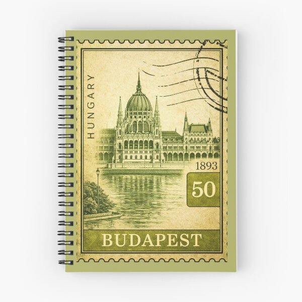 Item preview, Budapest Hungary Parliament Travel souvenir Europe Postcard designed and sold by Annika Shurafa.