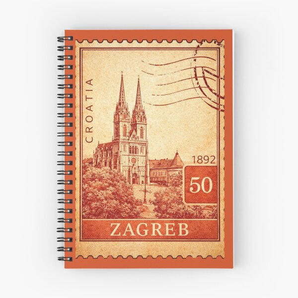 Item preview, Zagreb Croatia Cathedral Travel Souvenir Europe designed and sold by Annika Shurafa.