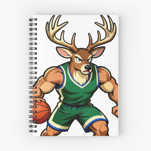 Item preview, Fierce Stag Deer Basketball Mascot designed and sold by Pandora´s Box.