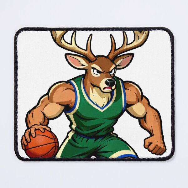 Item preview, Fierce Stag Deer Basketball Mascot designed and sold by Pandora´s Box.
