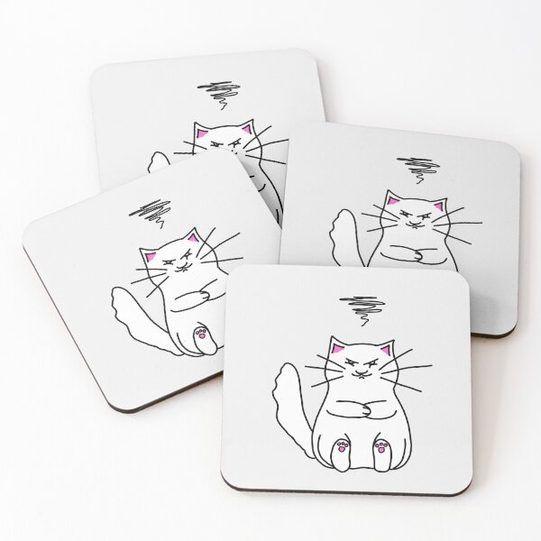 Item preview, The Greedy Cat is angry. designed and sold by Darlenehb.