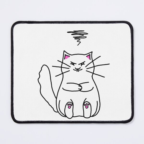 Item preview, The Greedy Cat is angry. designed and sold by Darlenehb.