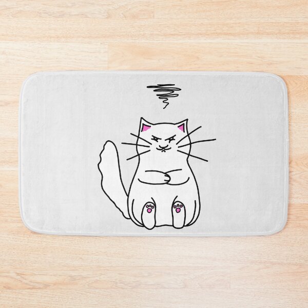 Item preview, El gato goloso enojado_Para fondos blancos designed and sold by Darlenehb.