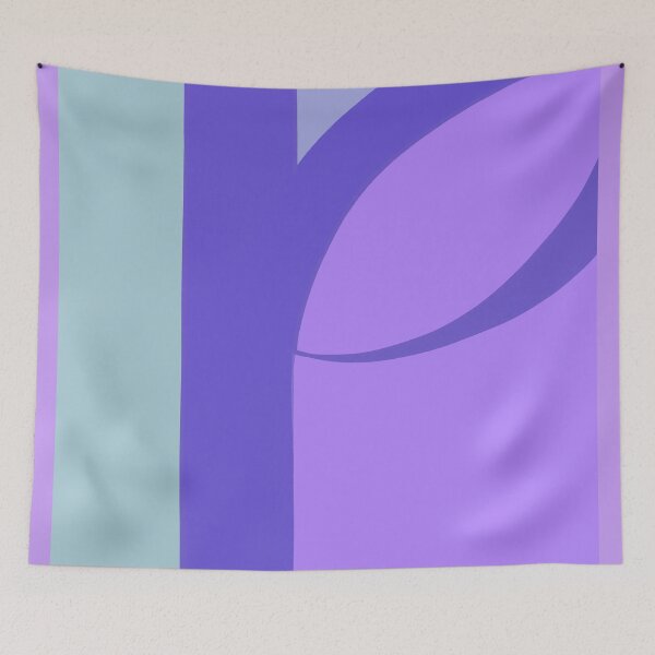 Item preview, Soft Purple Abstract Curves and Shapes designed and sold by Chunac.