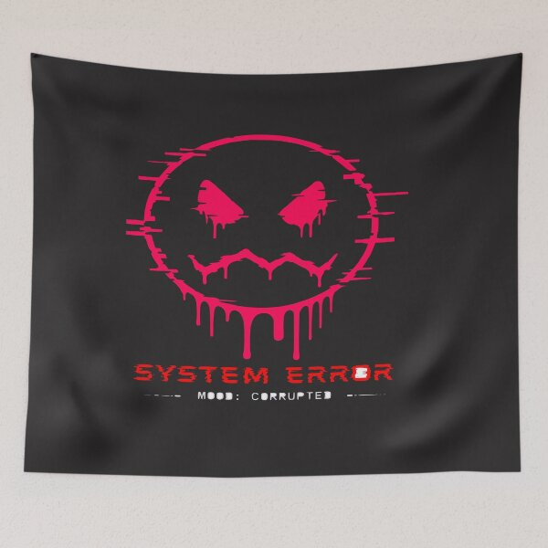 Item preview, System Error – Mood Corrupted Glitch Design designed and sold by ZeroContextCo.