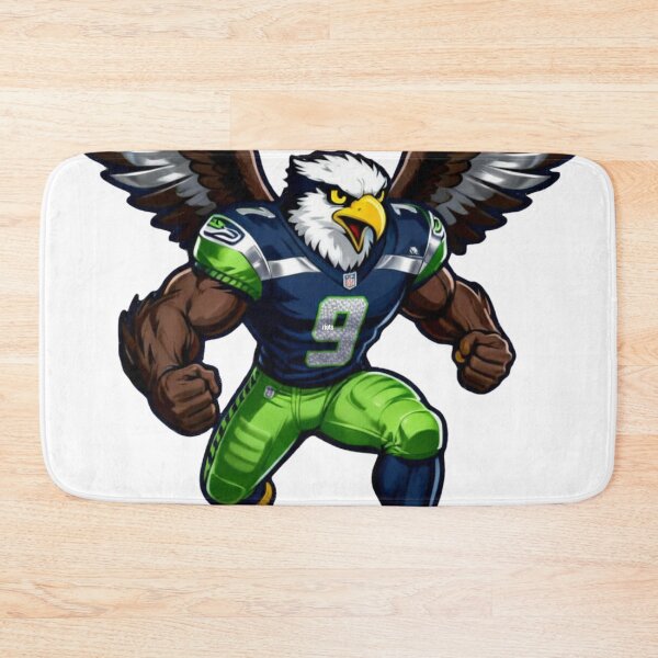 Item preview, Aggressive Sea Hawk Football Mascot #9 designed and sold by Pandora´s Box.