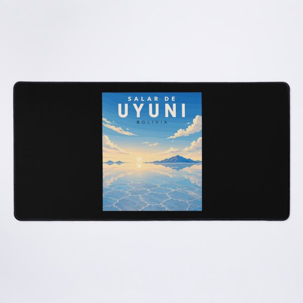 Item preview, Salar de Uyuni in Bolivia (South America), Vintage Art Travel Landscape designed and sold by MaateoDesign.