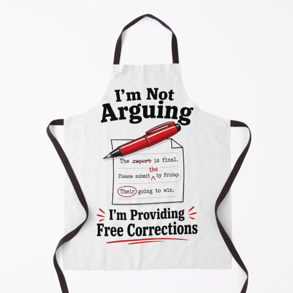 Item preview, I'm Not Arguing, Just Giving Free Correction designed and sold by Back To Black.