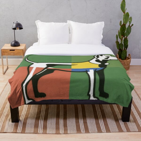 Item preview, Dog in Colorful Cubist Style Painting designed and sold by RAISC.
