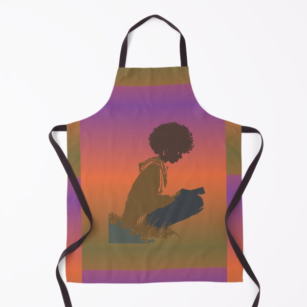 Artikelvorschau, Sonnenuntergangslesung Afro Sonnenuntergangsfriedenslesung Ästhetik entworfen und verkauft von AstronautMerch.