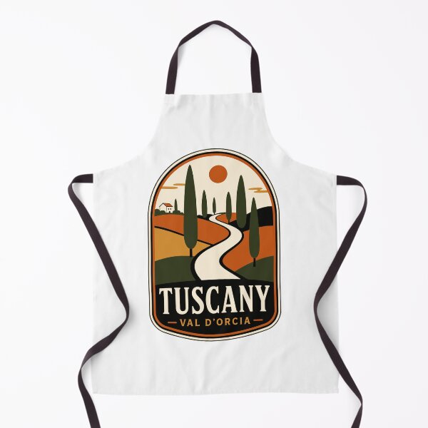 Item preview, Tuscany Vintage Travel Badge T-Shirt - Val d'Orcia Italian Countryside designed and sold by Lyfeinsights.