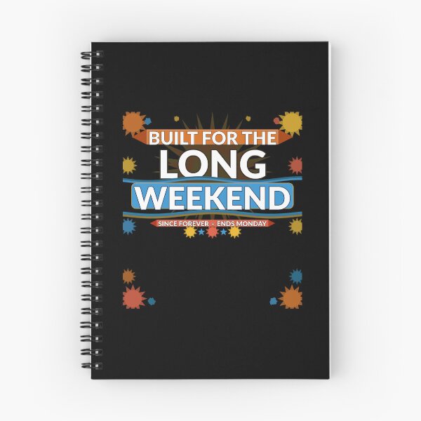 Item preview, Built for the Long Weekend Funny Memorial Day Retro Summer T-Shirt designed and sold by Daily Mood Tees.
