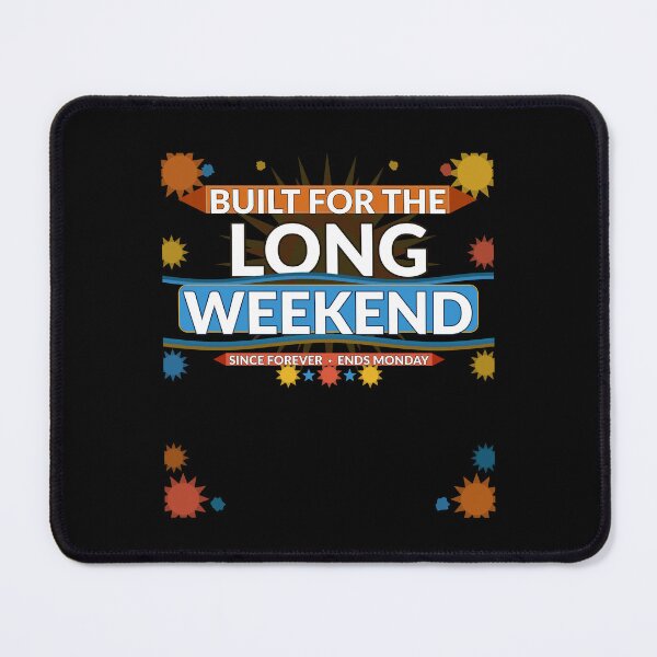 Item preview, Built for the Long Weekend Funny Memorial Day Retro Summer T-Shirt designed and sold by Daily Mood Tees.