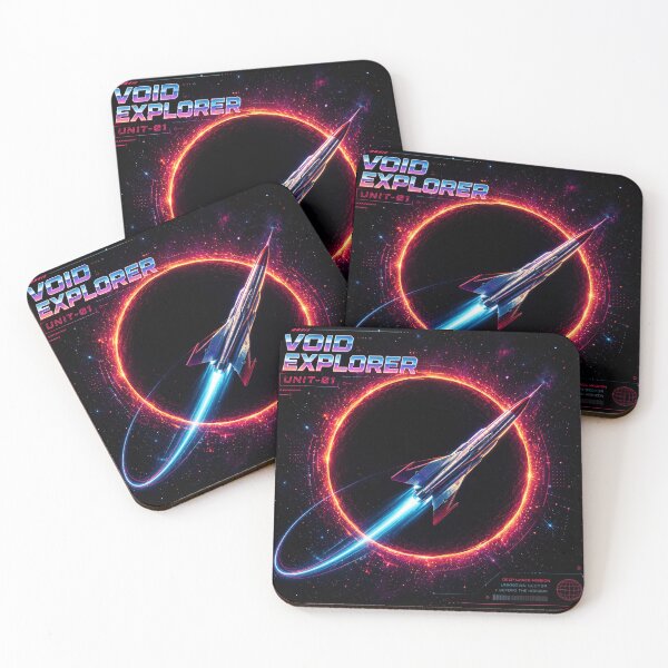 Item preview, Void Explorer Unit-01 – Dark Cosmic Space Mission Sci-Fi Design designed and sold by thirtyonestars.